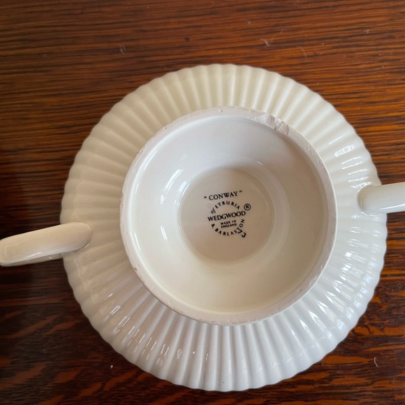 Vintage Wedgewood Conway of Etruria soup bowl and plate - Picture 5 of 7